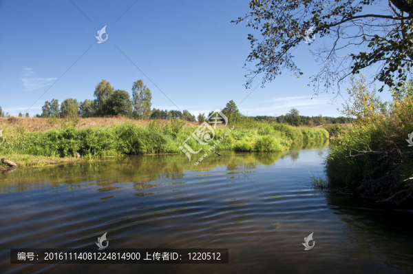 夏季景觀與河流