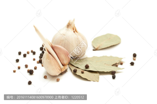 大蒜；香葉；香菜；辣椒