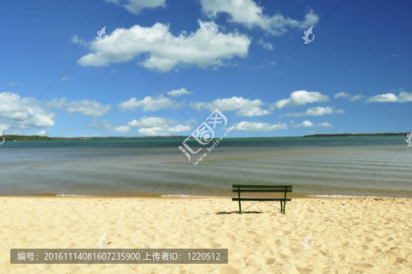 密歇根湖海灘