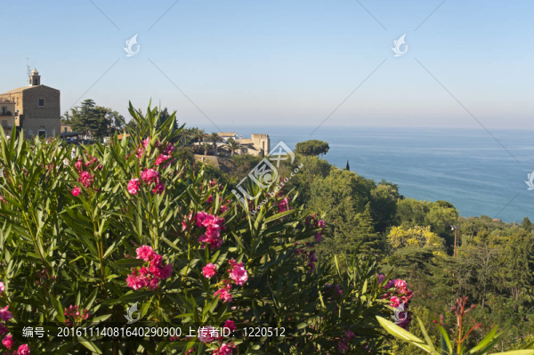 Vasto（Chieti；Abruzzi；意大利）；和亞得里亞海