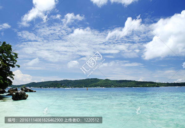 泰國的熱帶島嶼海灘
