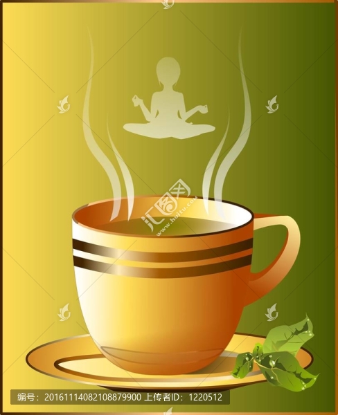 綠茶。