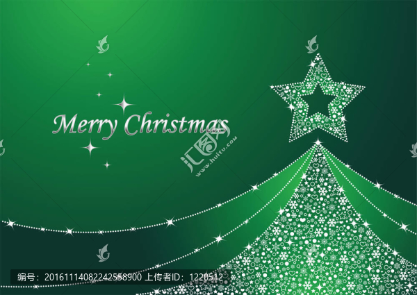 綠色的圣誕樹