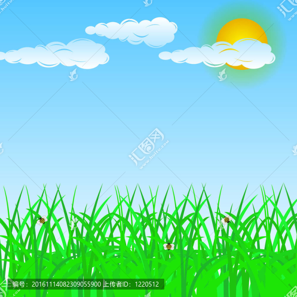 美麗的夏天的背景