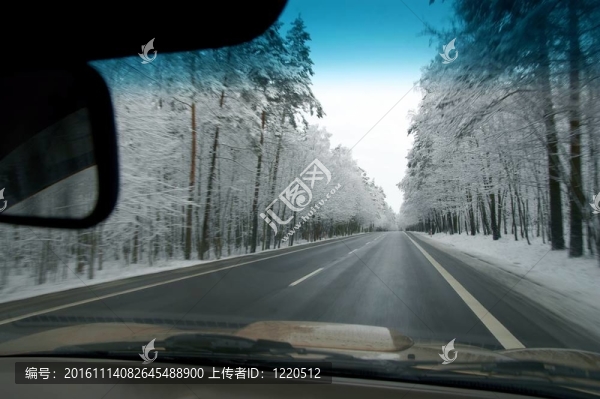 冬天的路