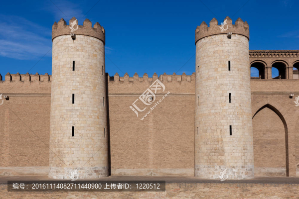 aljaferia宮；Zaragoza；Aragon；西班牙