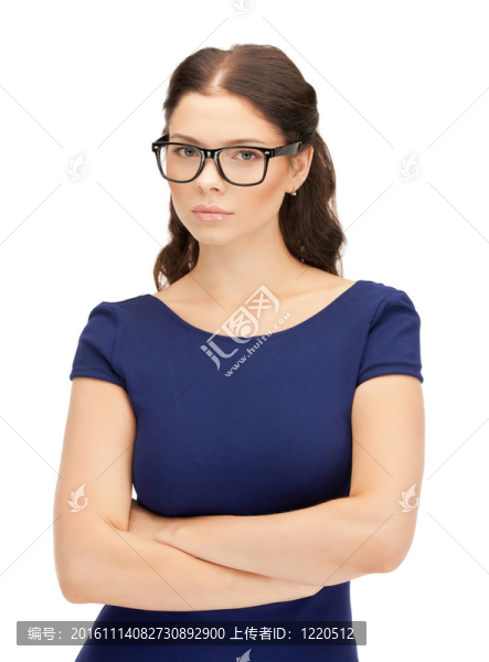 平靜而友好的女人