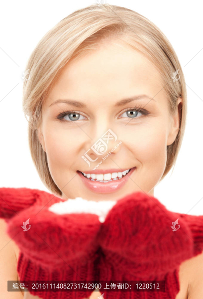 雪手套的女人
