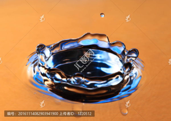 水滴接近