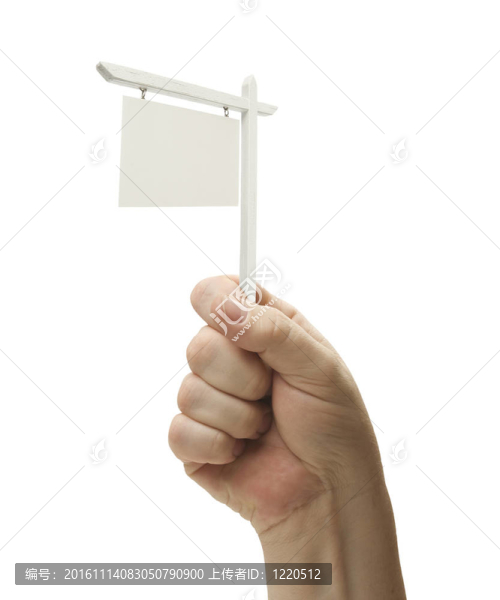 Fist,On,White空白房地產(chǎn)標(biāo)志