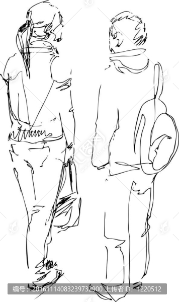 一個(gè)有一個(gè)女孩的家伙站在
