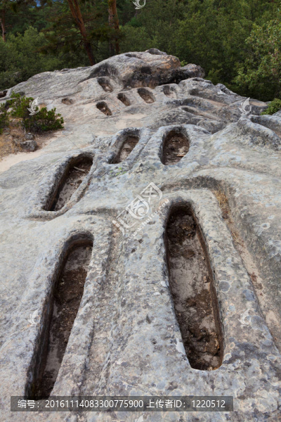 墓地cuyacabras；quitanar,de,la,Sierra；Burgos；西班牙