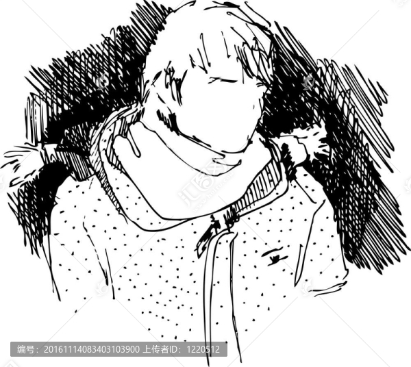 畫(huà)像素描