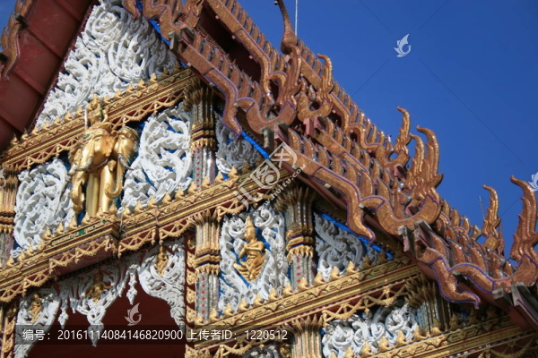 佛教寺院；曼谷；泰國(guó)。