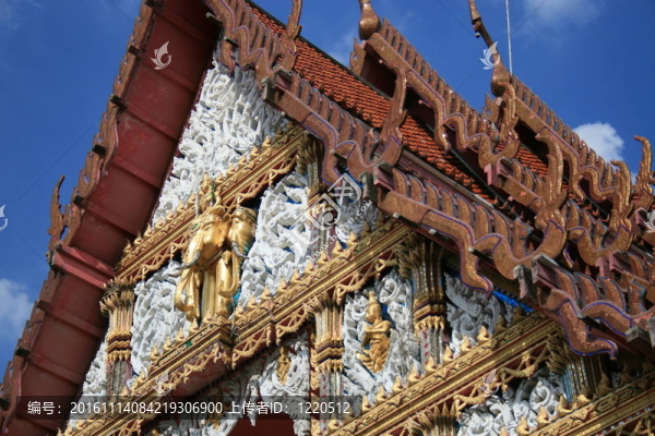佛教寺院；曼谷；泰國(guó)。