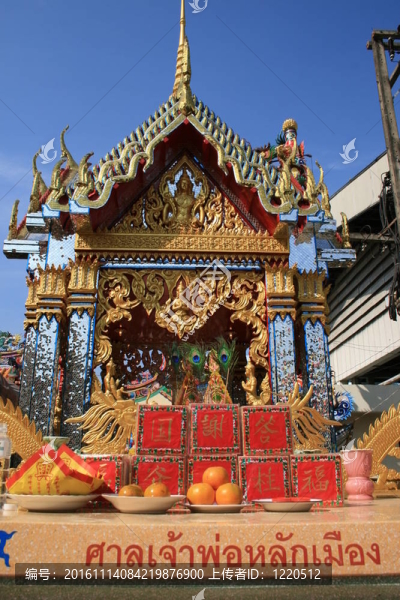 佛教寺院；曼谷；泰國(guó)。