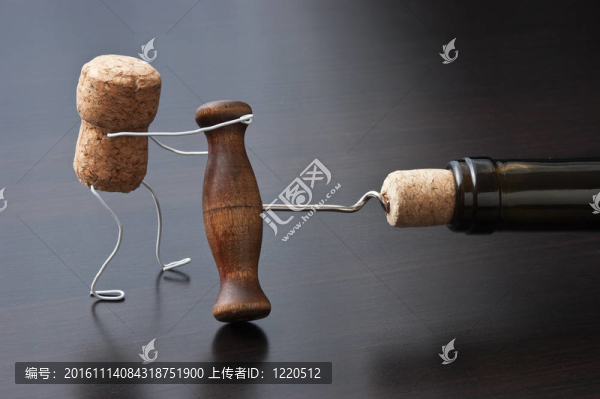 葡萄酒瓶塞與瓶開瓶器