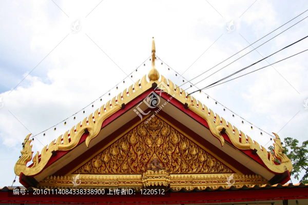 泰國；佛教寺院。