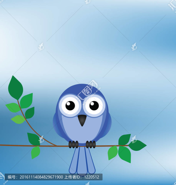 鳥(niǎo)坐在樹(shù)枝上