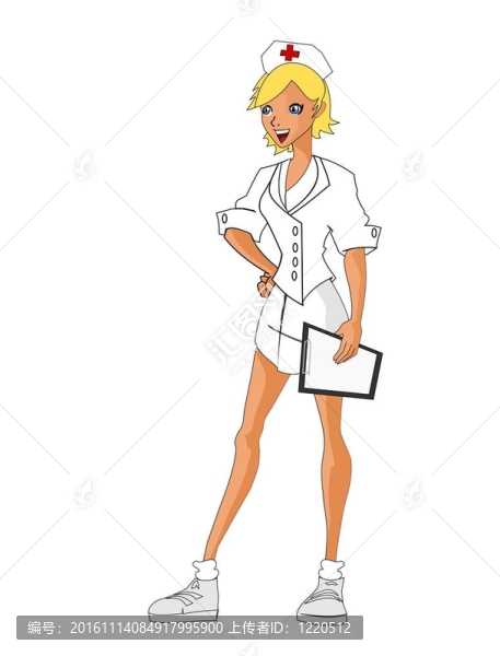 開朗的護士