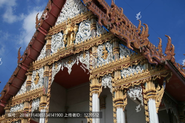泰國；佛教寺院。