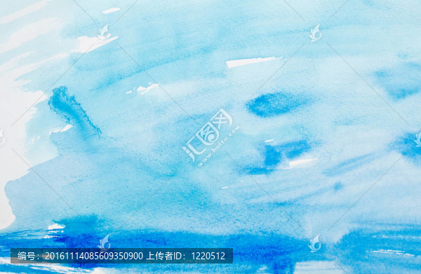 色彩筆觸水彩繪畫(huà)藝術(shù)