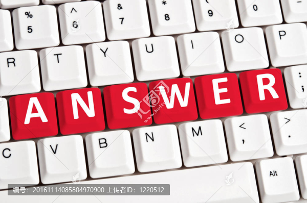 鍵盤上的答案
