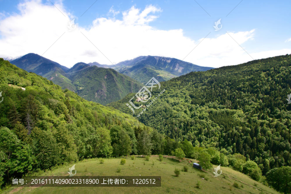 阿爾卑斯山脈景觀