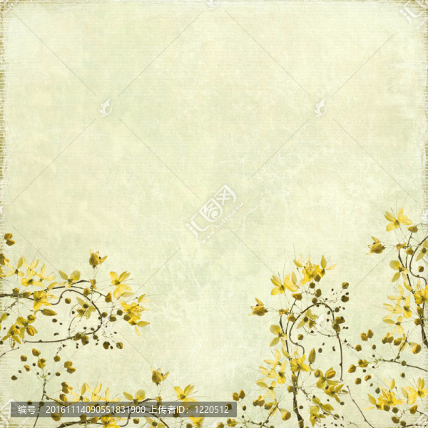 糾結(jié)的花朵邊緣背景