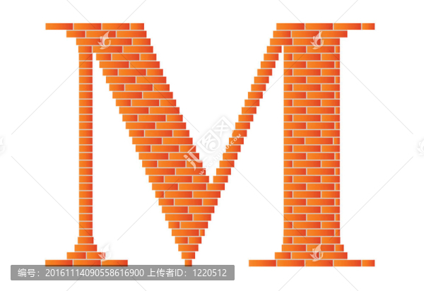 字母M.