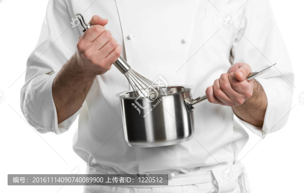 廚師的手把和鍋分離