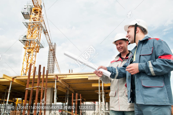 建筑工地的工程師