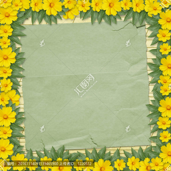 祝賀與框架和黃色花的節(jié)日