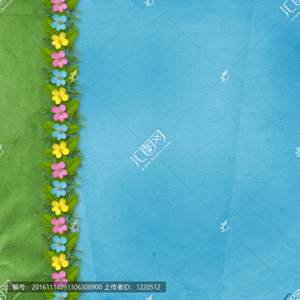 問候或祝賀花環(huán)花紙