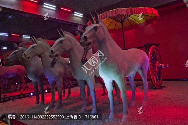 陶車馬,漢陽陵博物館
