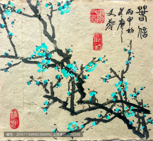 中國畫梅花