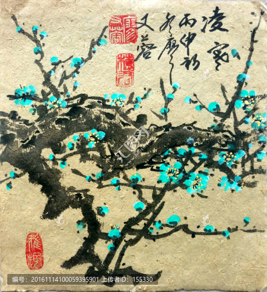 中國畫梅花