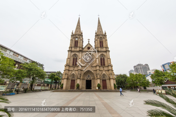 石室圣心大教堂全景