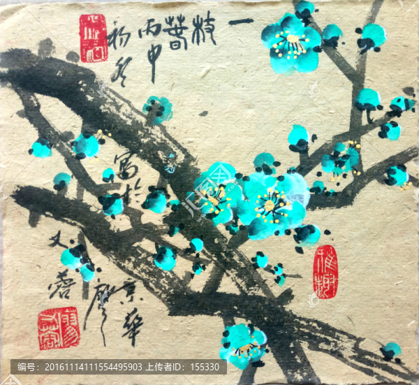 中國畫梅花