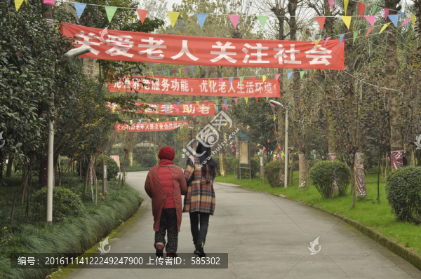 關愛老人關注社會