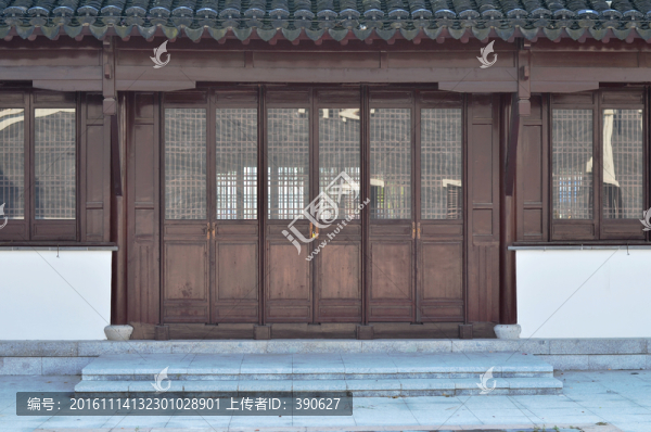 中式庭院木門