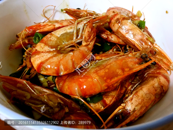 油燜大蝦,海蝦,紅蝦