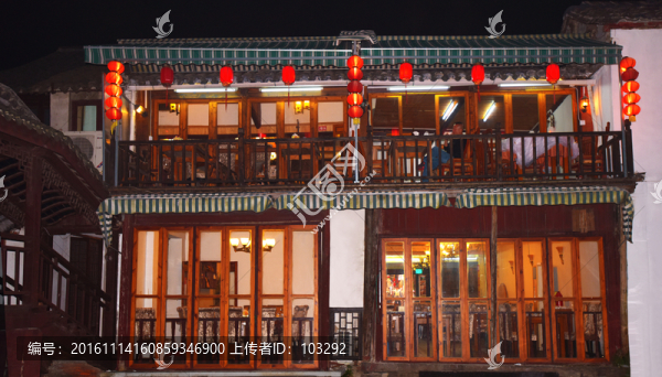 上海朱家角的古建筑酒樓