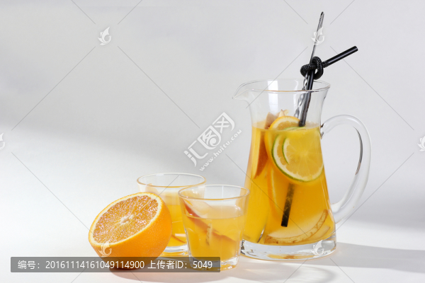 橙子水果茶