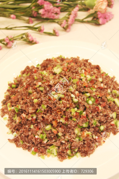 羊血炒飯