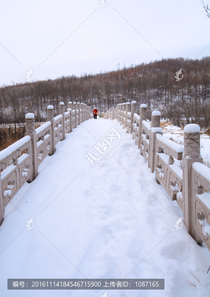 冬天的石橋