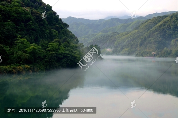 小東江,晨霧