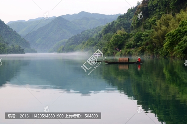 小東江,晨霧