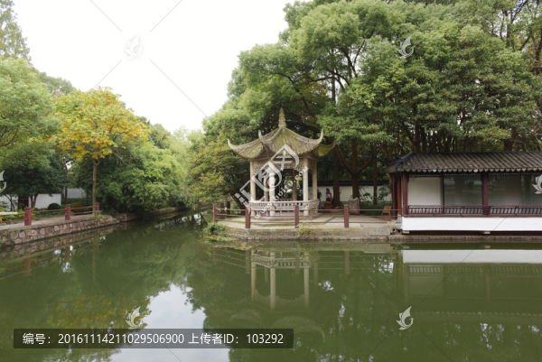 上海珠溪園,公園一角