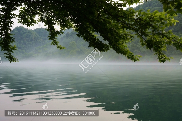 小東江,晨霧